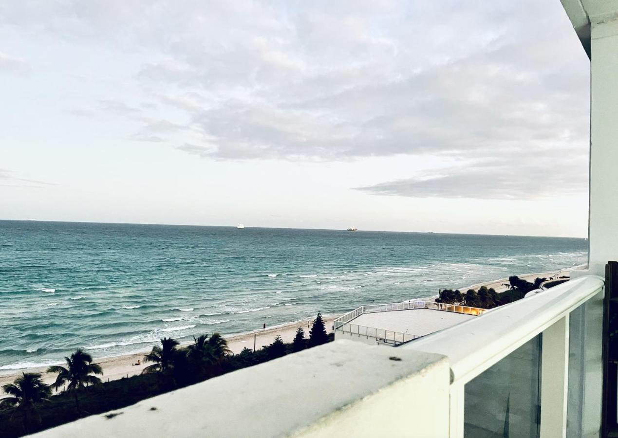 Balcony Direct Ocean Front. Free Valet Parking. Right At Ocean. Apartment Miami Beach Exterior photo